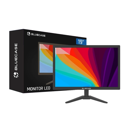 MONITOR 19  PRETO LED BM19D5HVW BLUECASE - 75HZ / WIDESCREEN 16:9 / WXGA+ / HDMI / VGA / VESA