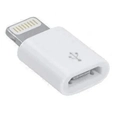 Adaptador Iphone Macho P/ V8 Femea (pack C/ 10 Un.) Mod. Le-09 Branco
