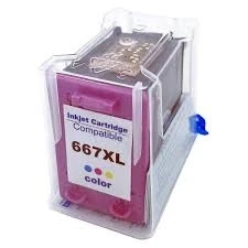 CARTUCHO COMPATIVEL HP 667XL COL