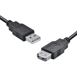 CABO USB A MACHO 2.0 X USB A FÊMEA 3 METROS - UAMAF-3 - VINIK
