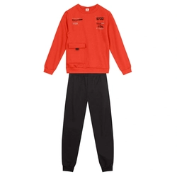 Conjunto Moletom Mountain Adventures Vermelho Brandili - Masculino