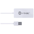 Hub Usb 2.0 Com 4 Portas e 1,2m de Cabo Branco - Vinik Huv-20b