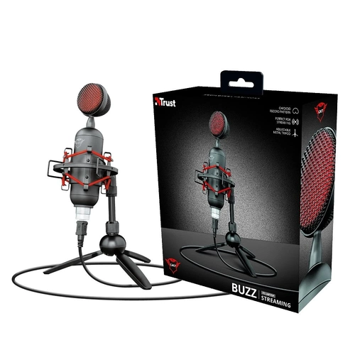 Microfone Trust Gamer Streamer GXT 244 Buzz USB - 23466