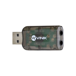 Adaptador Placa de Som Usb 5.1 Canais Virtual Ausb51