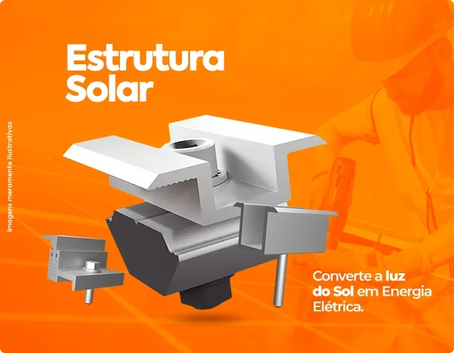 Estrutura Solar Converte a Luz do Sol em Energia Elétrica.