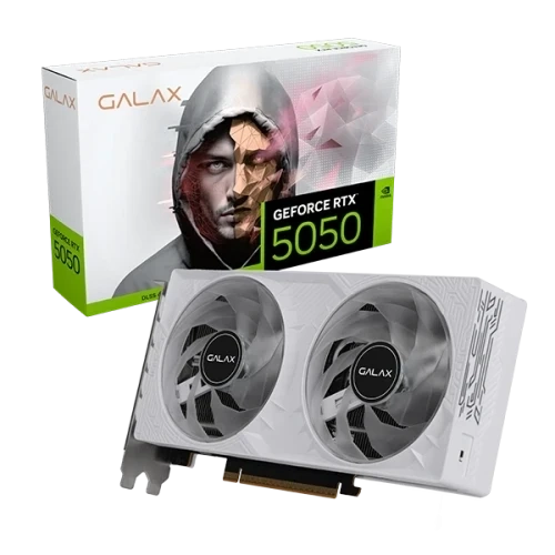 Placa de Vídeo 8GB Rtx5050 Galax 1-click OC White - 55nsl8mhczbs