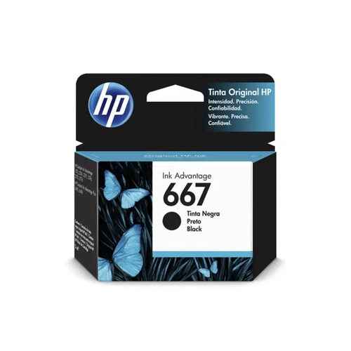 Cartucho Tinta Hp 667 Preto - 3ym79ab