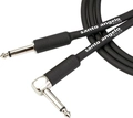 Cabo de Guitarra Angel l 0,30mm P10/p10 90º 20ft 6,10m Preto