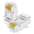 100 Unidades de Conector RJ45 Cat5 Exbom Alta Performance