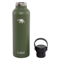 Garrafa Térmica PE 25 OZ 750ml com Tampa - QGK (Verde Militar)