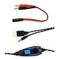 Fone de Ouvido Headset Gamer Sate Camuflado com Led AE-368C