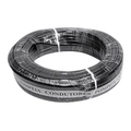 Fio Paralelo Pompeia Preto Com Tarja Branca 2x12 2,50 Mm (100 Metros)