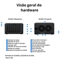 Servidor NAS Synology DiskStation DS1621+ Com 6 Baias expansível a 16 baias (sem disco)