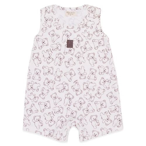 Macacão Regata Suedine Masculino - Ursinho Fofo