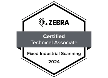 Zebra Certified Technical Associate Fixed Industrial Scanning 2024