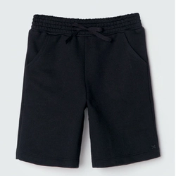 Bermuda em Moletom Básica Preta Hering - Masculino