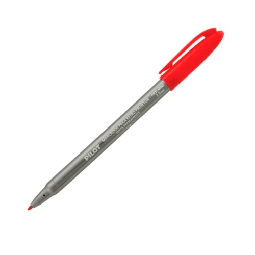 Caneta Marcador Para Retro Projetor 2.0mm Vermelha Pilot