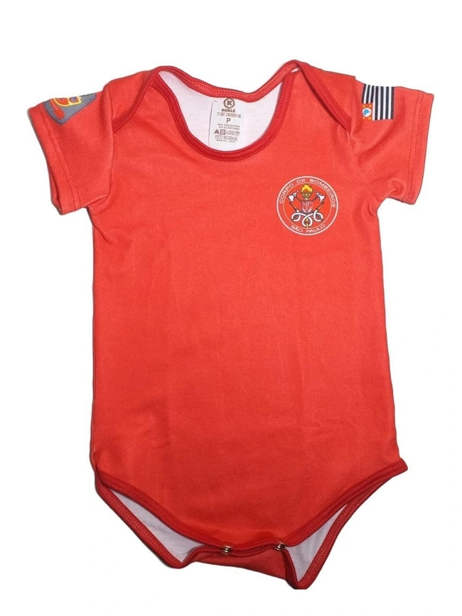 Body Bebê Bombeiro Militar (PMSP)