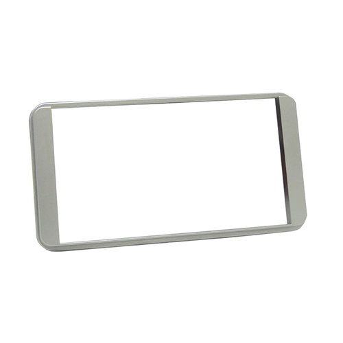 Moldura Fiamon 2 Din Corolla 03/ 07 Hilux 05/ 11 Prado Prata