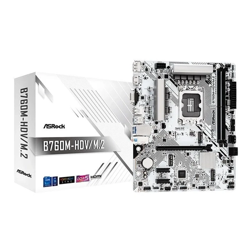 Placa Mãe LGA 1700 Asrock B760m-hdv/m2 Ddr5
