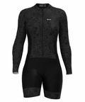 Macaquinho de Ciclismo Feminino Peônia