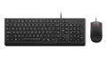 Combo Teclado e mouse com fio Lenovo Essential - 4X31R64405