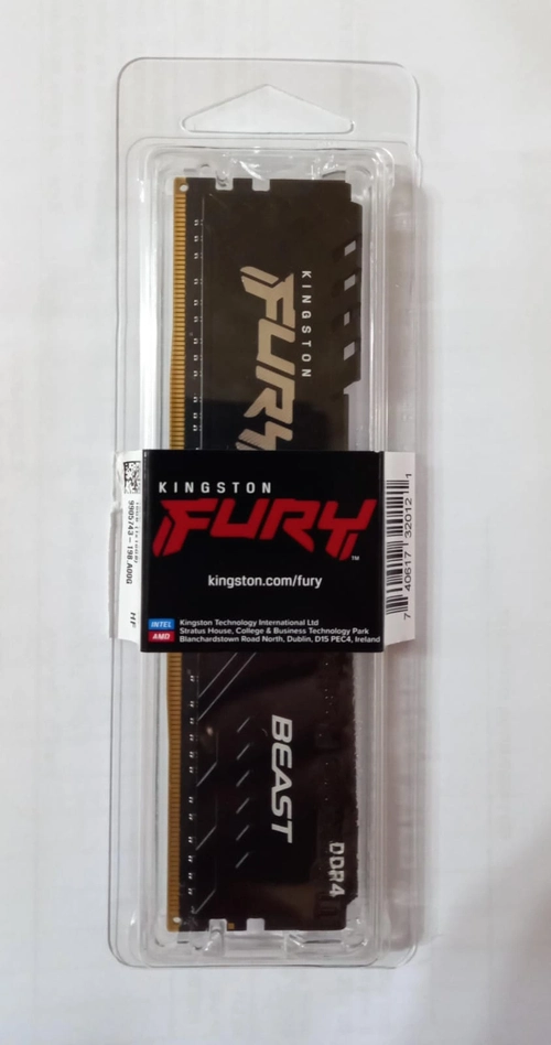 Memória Desktop 16gb ddr4 2666mhz Fury Beast kf426c16bb/16 - Kingston