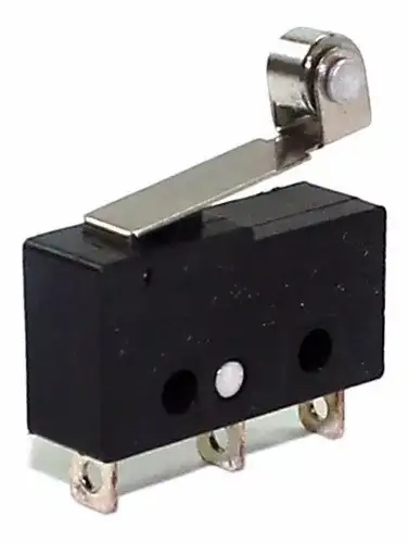 Chave Micro Switch Kw11-3z 17mm 3t 5a C/ Roldana