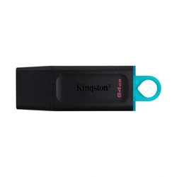 Pendrive Kingston Datatraveler Exodia 64gb Preto e Azul - Dtx/64gb