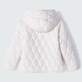 Jaqueta Puffer com Capuz Off White Hering - Feminina