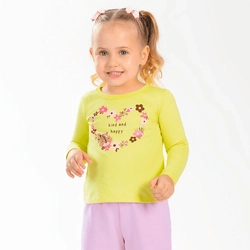 Blusa Manga Longa Malha Comfort Kind and Happy Cativa - Feminina