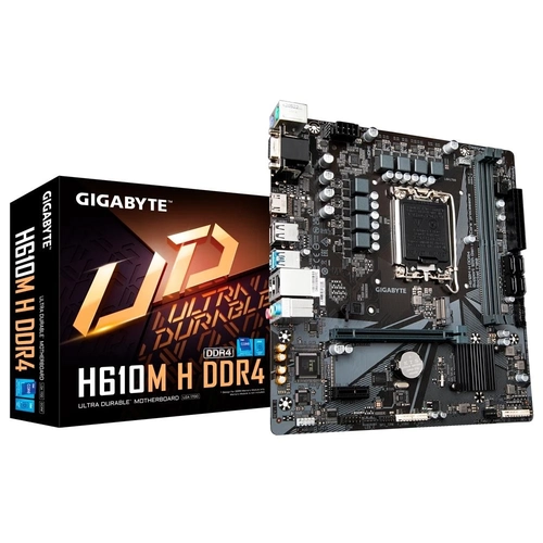 Placa Mãe LGA 1700 Gigabyte H610M-H DDR4