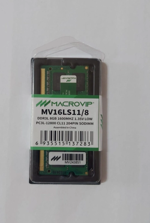 Memória Notebook 8gb ddr3l 1600mhz 1.35v mv16ls11/8 - Macrovip
