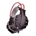 Fone de ouvido Headset Gamer c/ microfone Sparrow P2 Preto e Vermelho - C3Tech