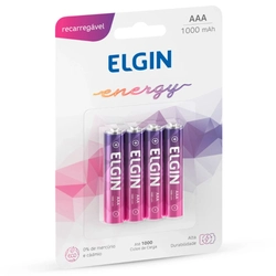 Pilhas Recarregável Aaa 1000 Mah C/4 82171