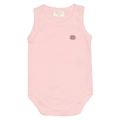 Body Regata Avulso Suedine Mini&Co Feminino - Rosa