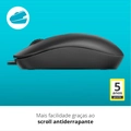 Mouse Rapoo Com Fio N200 1600dpi - Ra016 Preto