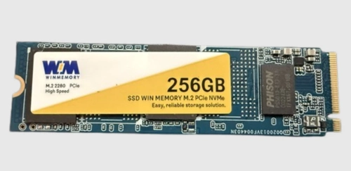 SSD Winmemory 256GB, M.2, 2280, Nvme, Pcie 3.0, Leitura 2300MB/S, Gravacao 1100MB/S - SWG256G-412H