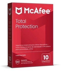 Total Protection Mcafee 10 Dispositivos 1 Ano Esd - Mtp0alnrx
