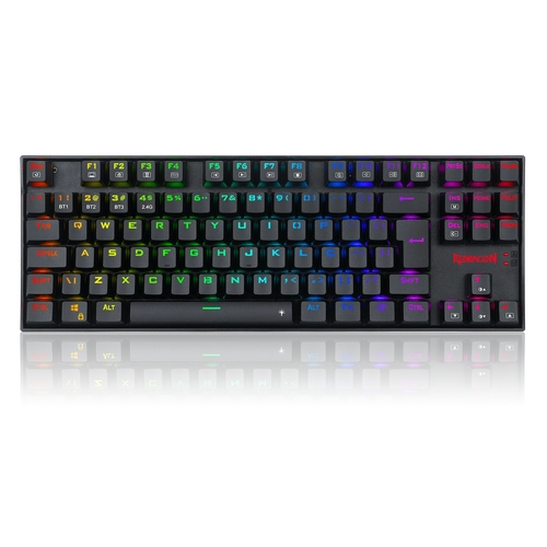 Teclado Mecânico Redragon Kumara Pro RGB Switch Preto - K552RGB-BRS-B