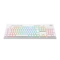 Teclado  Redragon Brahma PRO RGB Switch Marrom Branco - K586W-RGB-PRO-PT-BROWN