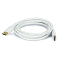 Cabo Displayport P/ Displayport- 2m - Branco