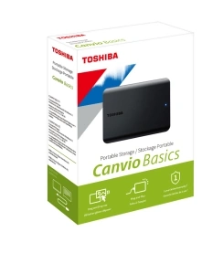 HD Externo 2TB Toshiba Canvio Basics Preto USB 3.0 HDTB520XK3AAI