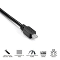 Cabo Pcyes Mini Displayport Macho para Displayport Macho 2 metros Pcyes - PMDDPM-2