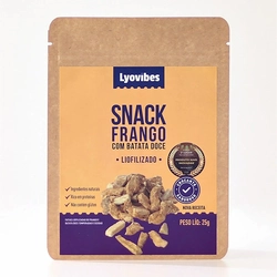Snack de Frango com Batata Doce Liofilizado Lyovibes – Sachê 25g