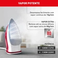 Ferro a Vapor Arno Essentialgliss Com Base Antiaderente Fmq 127v