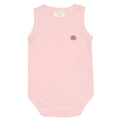 Body Regata Avulso Suedine Mini&Co Feminino - Rosa