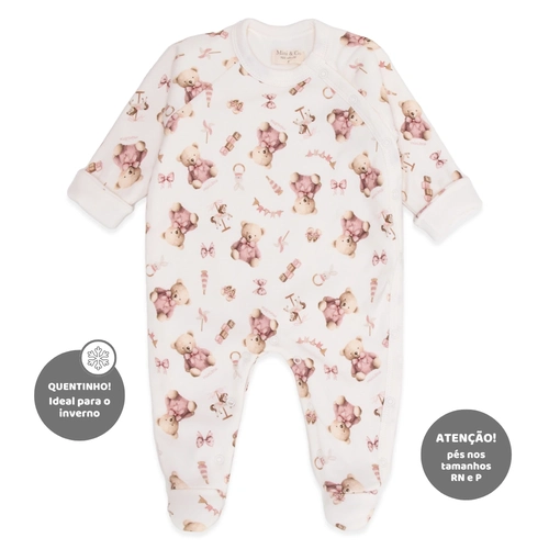 Macacão Manga Longa Forrado Suedine e Soft Feminino –  Brinquedos Femininos