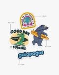 Pack de Adesivos Soul Surf - (Galapagos)