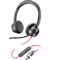 Headset Hp Poly Blackwire 8225 Teams Stereo Usb-a/c 8x225aa